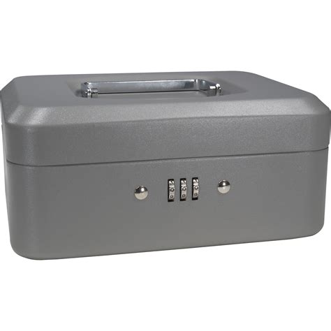 metal box with combination lock|clear lock box with combination.